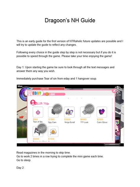 ntraholic walkthrough|NTRaholic Guide1 .